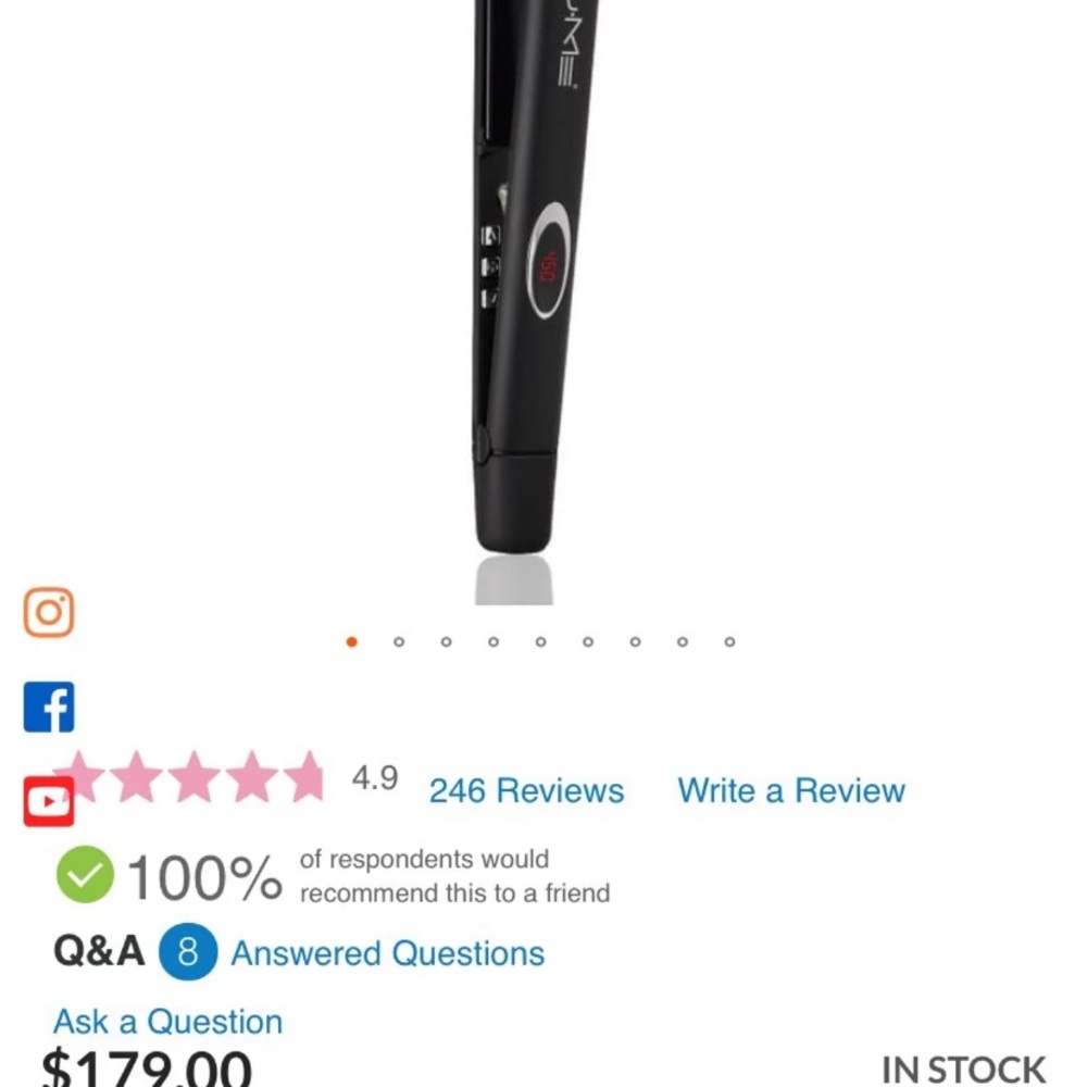 NUME flat iron